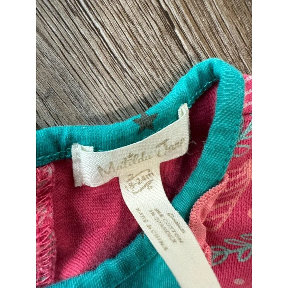 Matilda Jane Davina Dress 18-24 Months Long Sleeve Holiday Christmas Striped